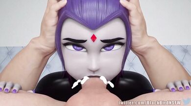 Sexy Raven's Dark Power Unleashed! Teen Titans Hentai Porn Parody