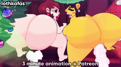 Fat Fucking Chara and Thick-Assed Frisk in a Bonerific Bimbo Adventure - Bimbos of the Valley