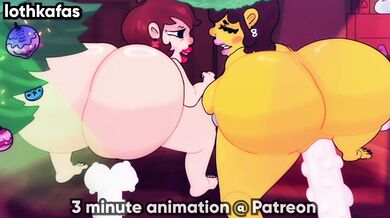 Fat Fucking Chara and Thick-Assed Frisk in a Bonerific Bimbo Adventure - Bimbos of the Valley