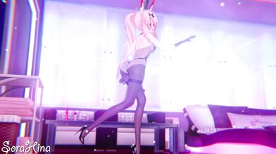 The sexy bunnies of Ayanami Island love to play together in their secret clubhouse.