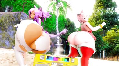Twerk it Out with Blaze and Amy Rose