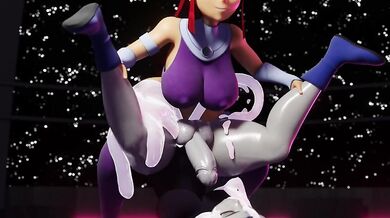 Starfire's Explosive Orgasm Fest
