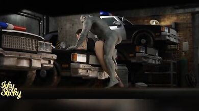Claire Redfield's Dirty Adventures with Mr. X
