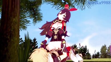 'Eternal Love and the Power of Aether: Amber's Journey to Pleasure'