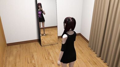 The castrated male submissive, Wataru Ninomiya, in his first appearance at the House of Depravity, is transformed into an object of sexual pleasure for the transgender Mistresses.