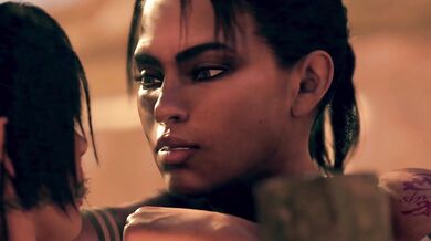 Lara Croft y Sheva Alomar en un desvío en África - Latino