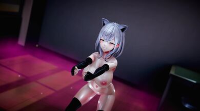 MMD/4K/R18/For gentlemen HoloLive-Echichi Connect Dance Noel Shirogane (Naked Ver) Somnus