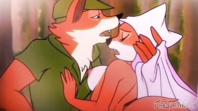 Robin Hood and Maid Marian's Passionate Love-making in Sherwood Forest