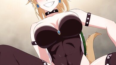 'The Mushroom Kingdom Princess and Bowser's Cumshot Surprise'