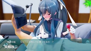 Yahagi Kantai Collection [Mutual Masturbation] with Kaotaro12.