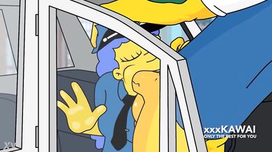 Drool-worthy Milf Marge Tries to Cuff Sexy Snake