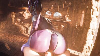 Evelynn's Wet and Wild Journey into the World of Oufit 2 and Megaera's Depths