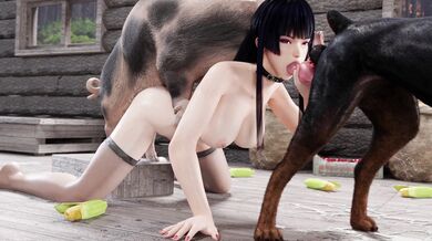 Gigantic Nyotengu Bangers Tornado Fuckers on Farm Land [Callmehaymaker] [4K]