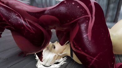 Elf Queen Banged By Monstrous Lesbian Demon's Gigantic Dick