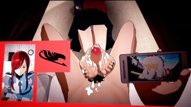 Bloodlusting! Erza Scarlet and Fairy Tail Hentai with Bazett