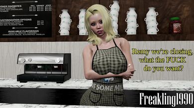 Gushing Futanari Creampie Surprise!