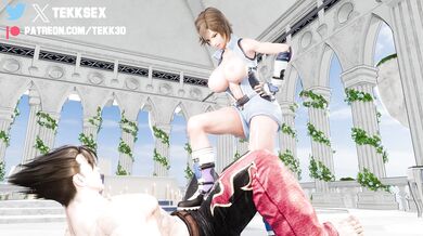 Jin's Submission to Asuka Kazama