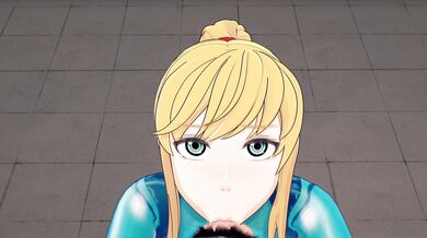 Samus Aran in Metroid BDSM with Bazett