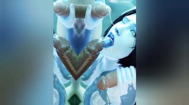 Cortana's Wet Dream: Murder in My Mind Hentai PMV