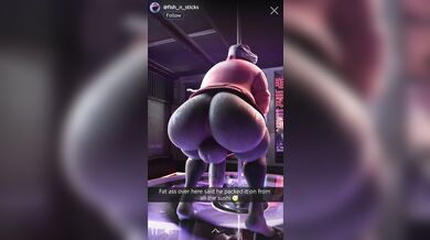 The Thunderous Pussycat's Revenge on the Stripper Pole [ChitterCG]