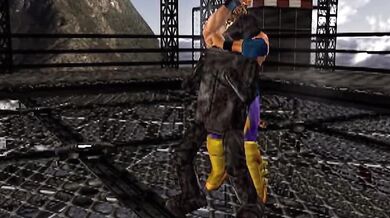 Demonic Street Fighter Pounded by the Tekken Crew
