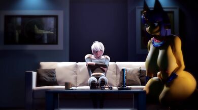 Pussy Playtime with ScragBoy's Ankha Cat [No Watermark]