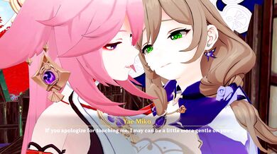 Miko and Lisa's Lewd Collaboration