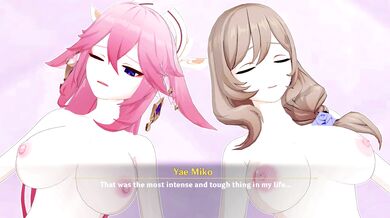 Miko and Lisa's Lewd Collaboration