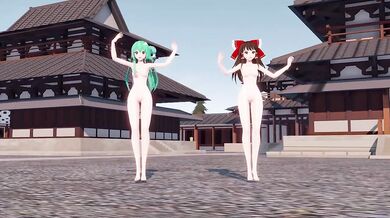 Reimu & Sanae's Steamy Night - Ohh Yeah!