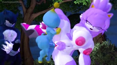 Furry Fury: Pussy on Fire as Chao Rapes Werecat in a Cacophony of Sound