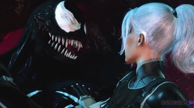Black Kitty Battles Venom in a Racy 26-Region SFM Showdown