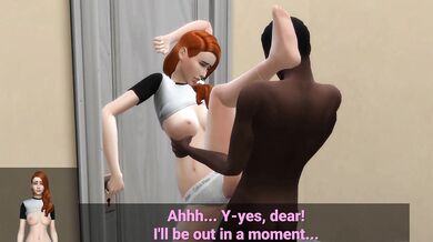Interracial Rough Sex - A White Virgin's Debauchery in Part 1