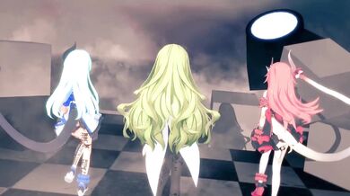 Tonny, Mobius, Rosalia, and Lilias Sexual Dance of Desire (QOS Attention)