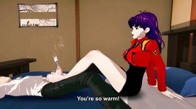Battle-ready BAZELTON! Misato and Katsuragi get steamy in Neon Genesis Evangelion!