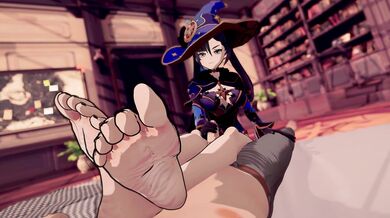 Rewritten as: The Mona Genshin Impact: A Bazett Hentai