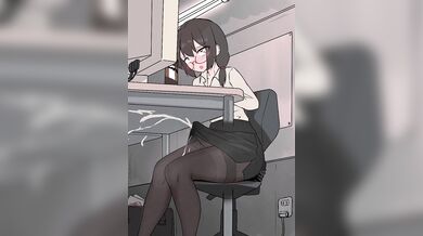 Breaking Down in the Boardroom - An Office Lady Can No Longer Hold In Her Erection