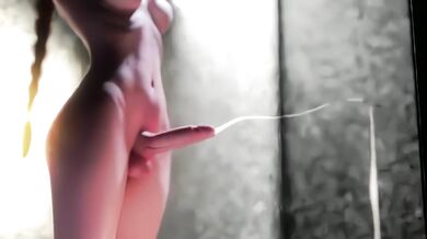 Azure Limina's Uncontrollable Cum Blast by Futanari Cutie