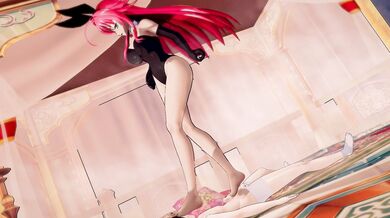 BlazBlue x Rias Gremory High School DxD Babysitter Edition with Bazett and Friends