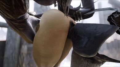Elfin Lesbian Copulation with a Transformed Ladyboy's Phallus
