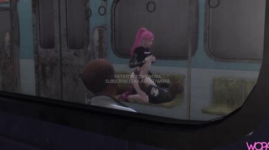 Subway Slut Gets Nailed by Horny Crew