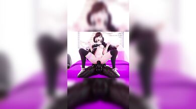 Glorious D.va Gets Double-Teamed in Epic Group Sex Romp with Huge BBCs