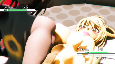 Umbreon takes on Jolteon's huge cock in stunning 4K 60FPS action!