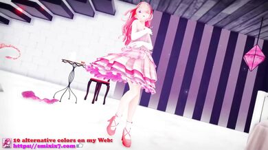 Selina's Striptease Fever: A Purple-eyed Hentai Heartthrob in MMD with Toy Toys!