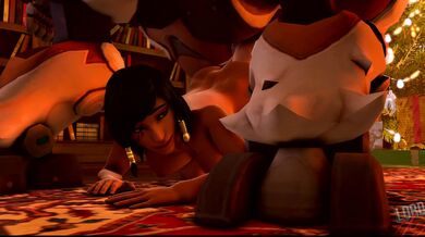 Pharah and Orisa's Giant Futa Asses in Action - Overwatch