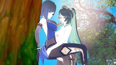 Rainkeeper's Wife Enjoys Having Sex with Yelan the Futanari
