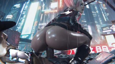 Drilling Harley's Tight Pussy from Behind: A Reverse Cowgirl Ride