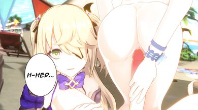 Horny Jean and the Beach Episode 4k - A Hentai Adventure!