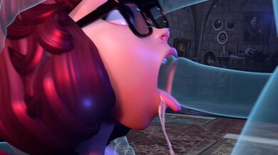 Velma Ghost Spitroasted by Nude Man with the Mole