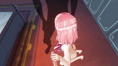 The Maid's Threesome with her Master and a Guest