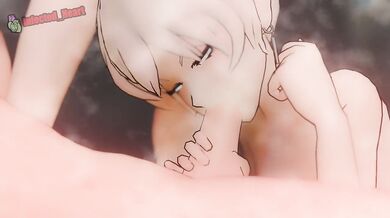 Nora Sun and Weiss Get Wet and Wild with a Blowjob Train Ride!